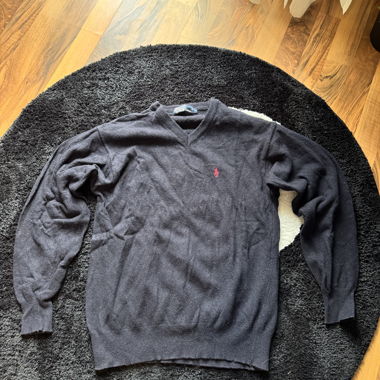 Ralph Lauren Polo V-Neck Sweater Dark Blue
