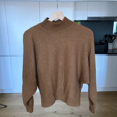 Brown Turtleneck Sweater