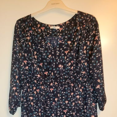 Robe de grossesse à fleurs 