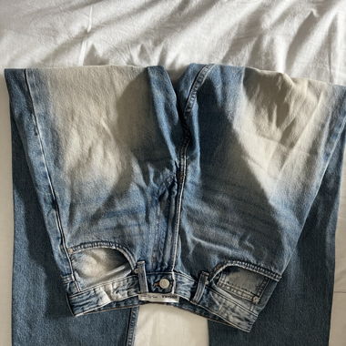 Blue/yellow baggy pants