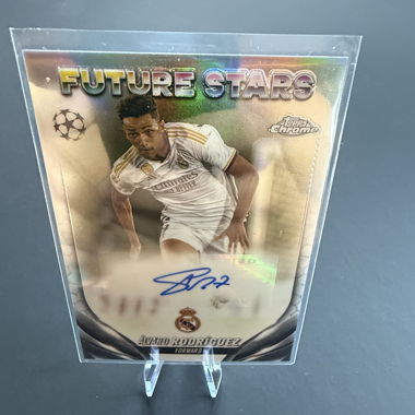 Cartolina con autografo Alvaro Rodriguez