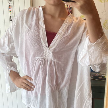 weisse Bluse