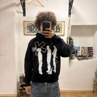 Hoddie w grafic print