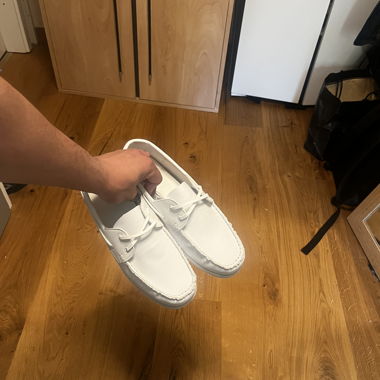 Mocassins blancs