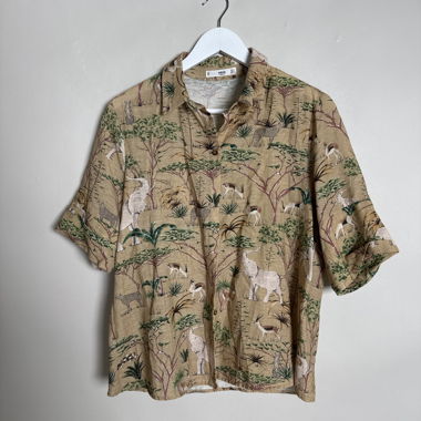 MNG Casual Safari Print Shirt