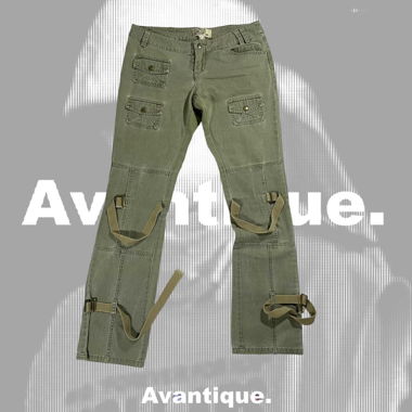 Vintage Military MNG Cargo Pants Green