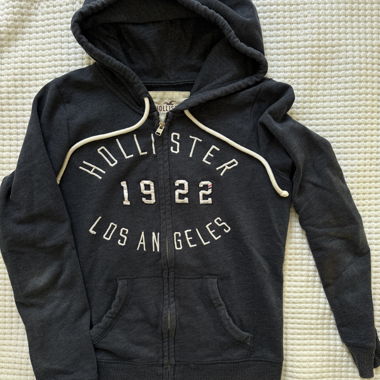 Hollister Kapuzenjacke XS dunkelblau