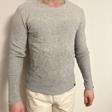 Pull gris Jack & Jones S