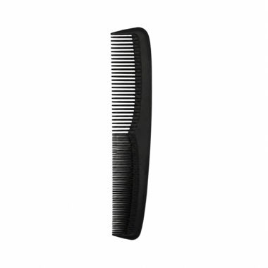 Schwarzer Styling-Kamm – 19 cm – Dual Tooth