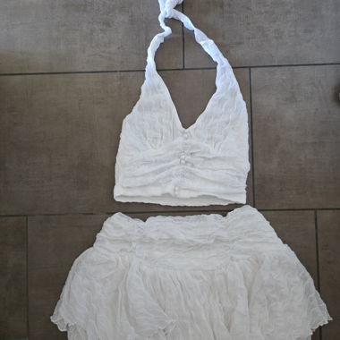 Set due pezzi bianco