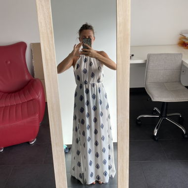 Robe d'été blanche incroyable