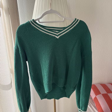 Green Knit Sweater
