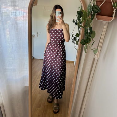 Robe d'été à pois M
