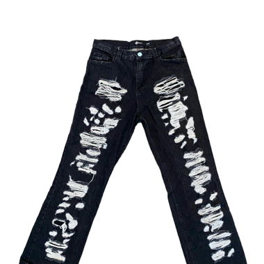 Vicinity Distressed Flared Jeans