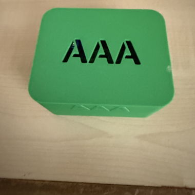 AA and AAA Battery Storage Box