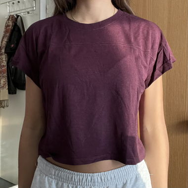 T-shirt bordeaux