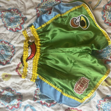 Green Muay thai boxershorts