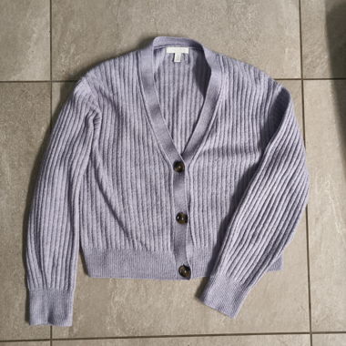 Cardigan violet