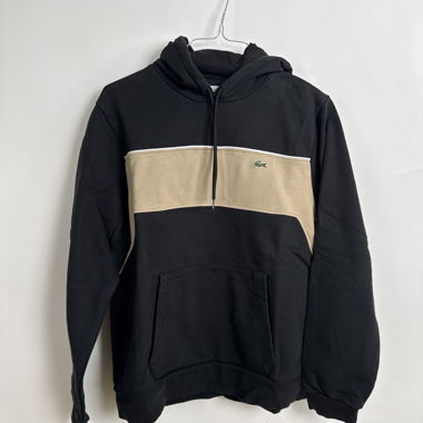 Lacoste Hoodie Black Beige XL
