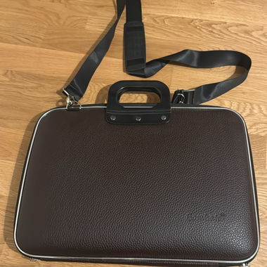 Sac de transport brun pour ordinateur 