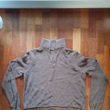 halfzip pullover brown
