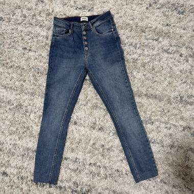 Skinny Jeans Blau