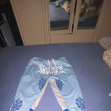 Ensemble bleu spider man