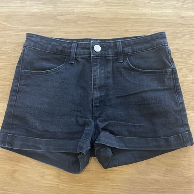 Shorts in jeans neri