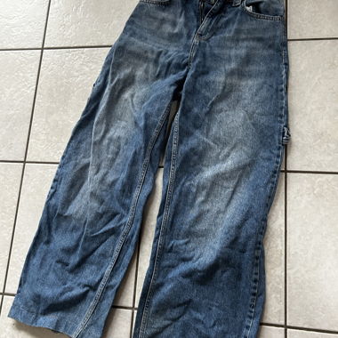 Jeans larges avec poches cargo