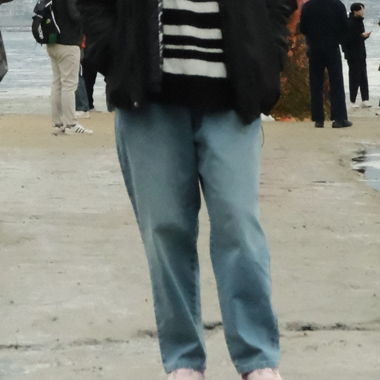 Pantaloni in denim GU Barrel Leg dal Giappone