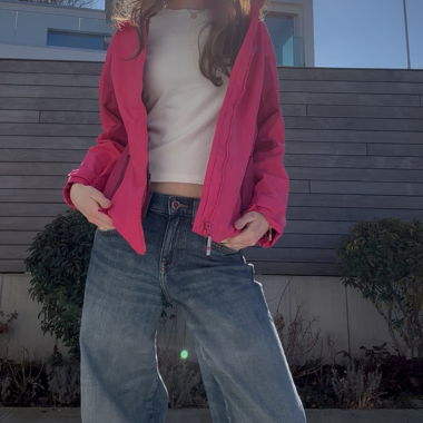 Jack Wolfskin pink Regenjacke cute 