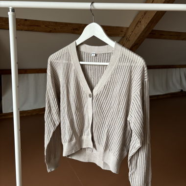 Beige Cardigan 