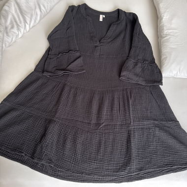 Black Muslin Dress