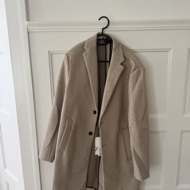 Zara Wollmantel beige M