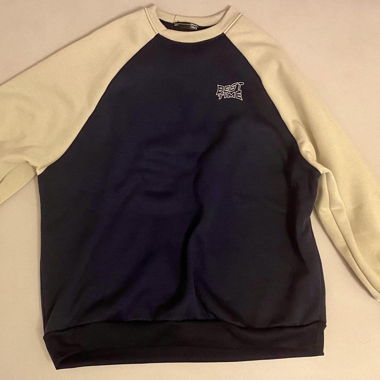 Crewneck Blue/Whtie