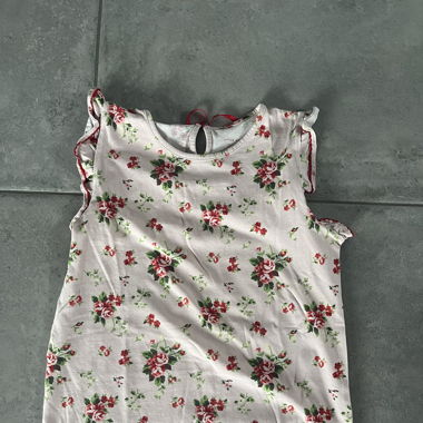 Lockeres Blümchen t-Shirt 