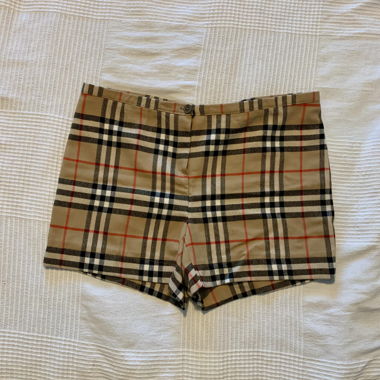 karrierte Shorts