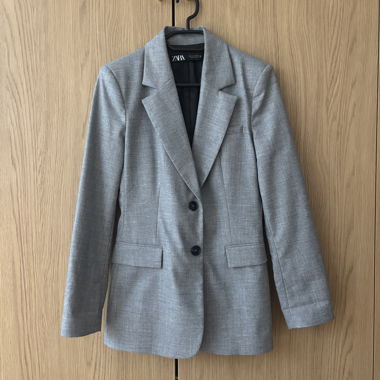 Zara blazer grey size S