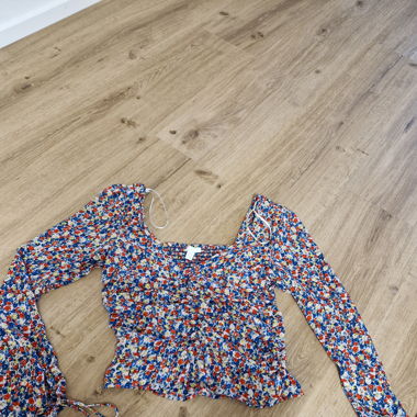 Bluse Blumenmuster