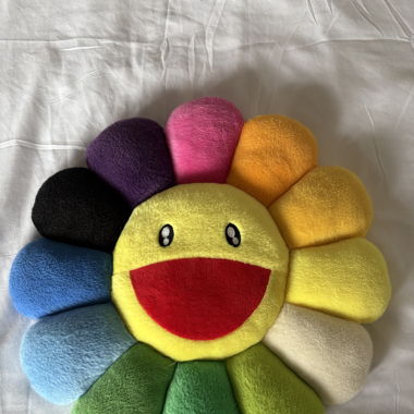 Peluche Fleur Arc-en-Ciel – Style Takashi Murakami
