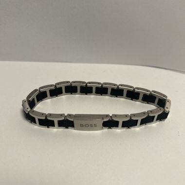 Bracciale BOSS acciaio inossidabile nero