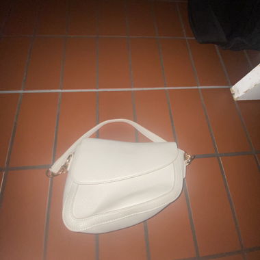 Borsa a tracolla bianca