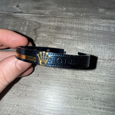 Schwarzes Rolex-Armband