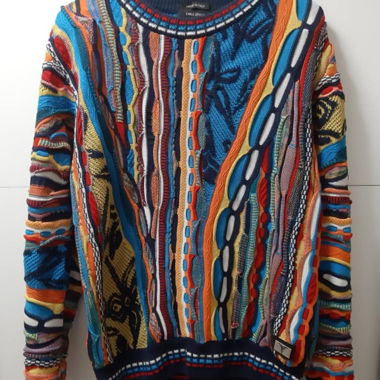 Maglione in maglia colorato