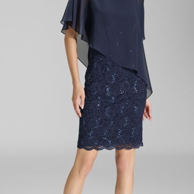 Dark Blue Cocktail Dress