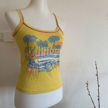 Y2K Strap Top California Summer Top Fairy