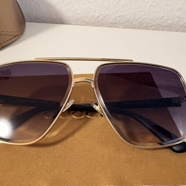 Gucci Gold Sunglasses