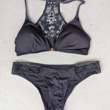 Bikini in pizzo Dorina navy