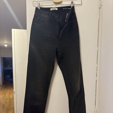 Jeans Carhartt a gamba dritta neri