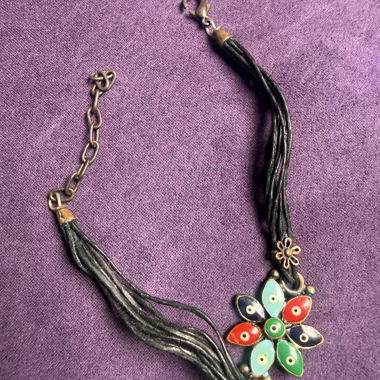 Multi-row fashion necklace